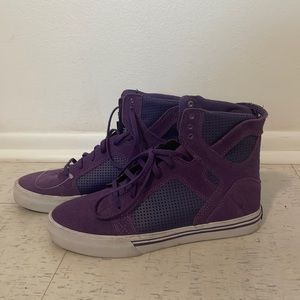 Supra purple high tops “Skytops”